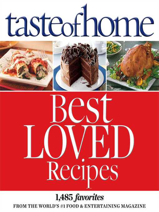 Cover image for Taste of Home Best Loved Recipes